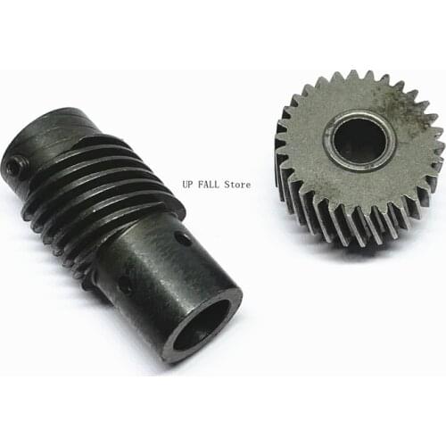 Metal Turbine Worm Reducer Gear 0.6M 1:5 30T 90 Degree Right Angle Transmission Parts