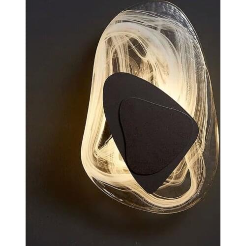 Nordic led glass ball deco maison luminaria wall lamp espelho dinging room lamp beside lamp