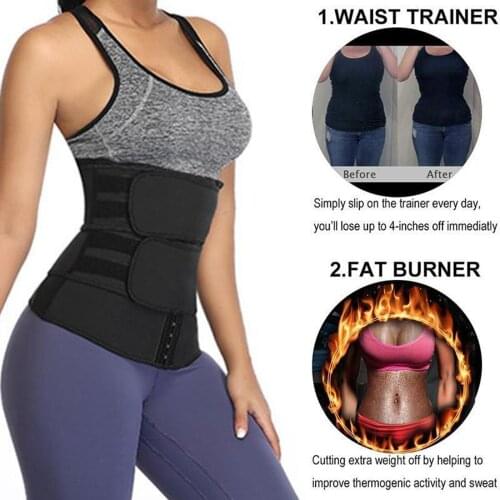 Neoprene Waist Trainer Corset Belt Womens Body Shaper Weight Loss Waist Trimmer