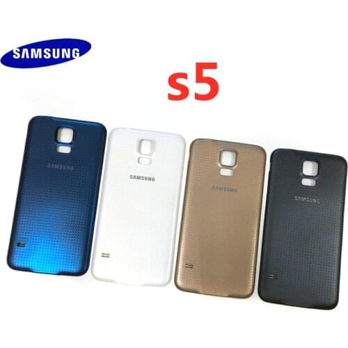 Original Battery Door Back Cover Rear Door for Samsung S5 i9600 G900 G900F Back Housing Rear Case