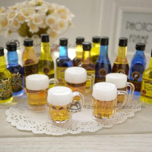 Export original order beer glass, foreign wine bottle magnet, foreign trade creative refrigerator magnet, magnet wine glass