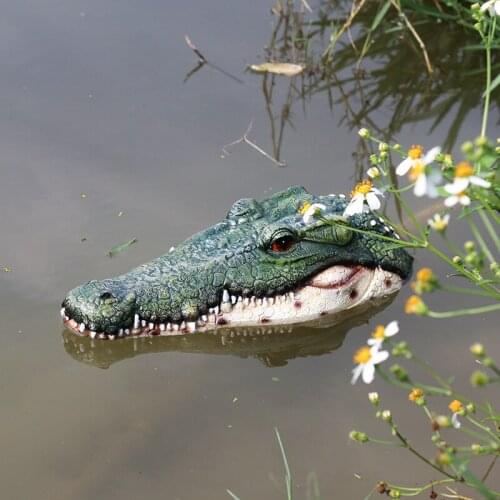 Garden Outdoor Lawn Pool Resin Floating Crocodile Tortoise Hippo Model Decor Pond Float Animal Sculptures Statues