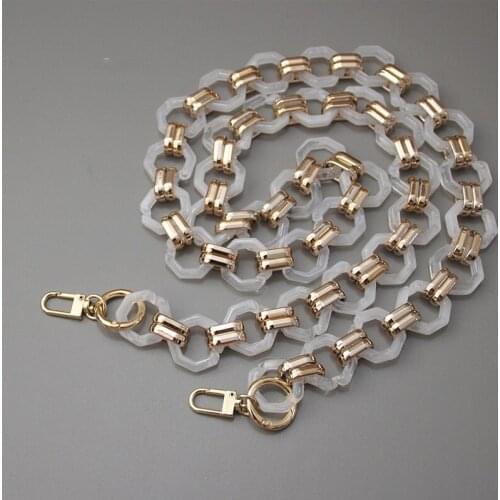 28GD Acrylic Strap Replacement for Handmade Beach Bag Bucket Handbag Handles Top Handle Bags Purse Handle