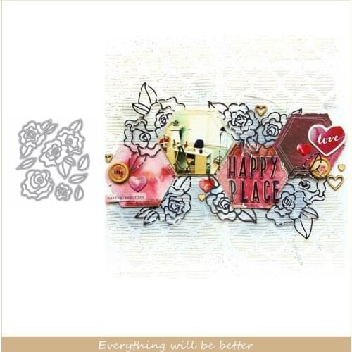 Mix Flowers Petals Leaves Metal Cutting Dies Stencils For DIY Scrapbooking Die Cuts Paper Craft Dies For Card Making 2020 Frame
