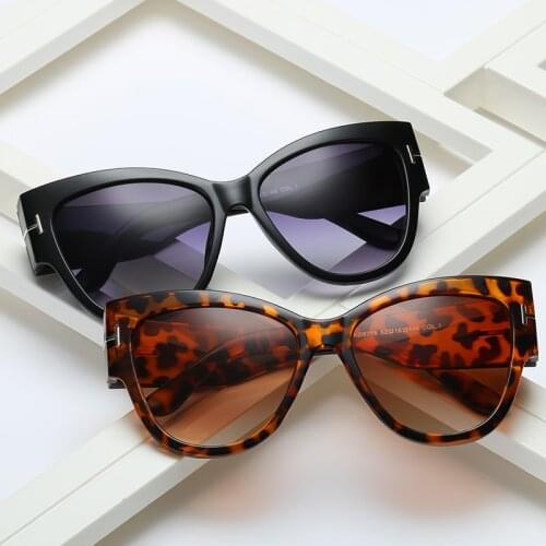 Fashion Women Big Cat Eye Sunglasses Female Gradient Points Sun Glasses Eyeglasses Big Oculos feminino de sol UV400 очки женские