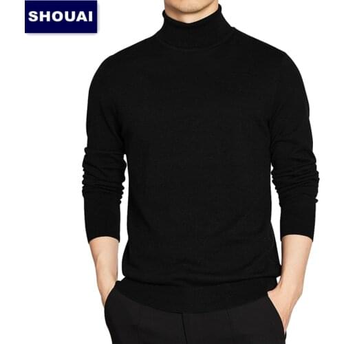 New autumn/winter mens turtleneck sweater high quality fashion leisure comfort super soft feel pullovers thick sweater mens br