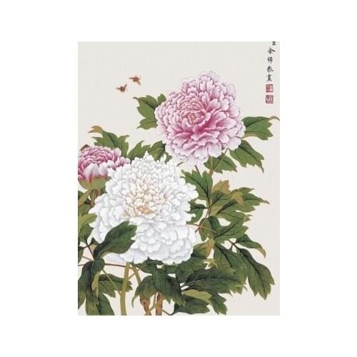 Vintage Flower and Bird White Rose Red Rose Orchid Metal Sign Poster Bedroom Home Mural Metal Sign 8x12inch Home Kitchen Office