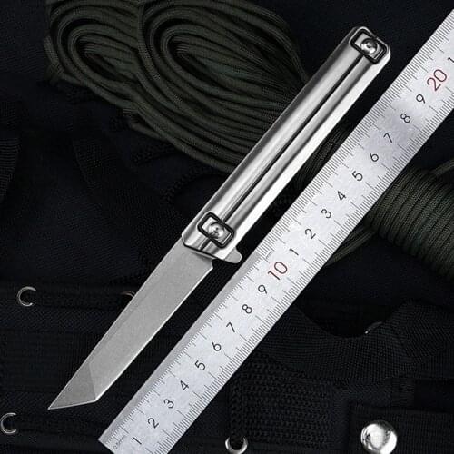 High Quality D2 Steel Sharp Blade Great Hardness Folding Tactical Knife Ball Bearing Hunting Outdoor Camping Survival EDC Tool