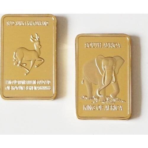 Challenge Gold Animals African Elephant Coin America Collectables Coin Bullion Souvenirs