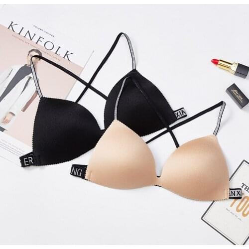 Seamless Sexy Bra For Women Bralette Wire Free Push Up Bra Brassiere Female Underwear Lingerie Backless Plunge Intimates