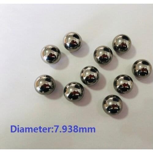 1kg/lot ( 490pcs) Diameter 7.938mm 304 stainless steel balls Dia 7.938 mm slingshot bearing balls for hunting shooting