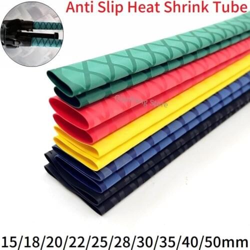 1m Heat Shrink Tube Fishing Waterproof Anti-skid Wraps Fishing Rod Badminton 15mm - 50mm Racket Sleeving Tube Grip Cable Sleeve