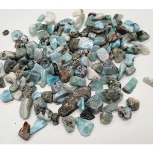 100g Natural larimar Quartz Crystal Stone Rock Specimen Lucky crystal love natural stones and minerals Fish Tank stone