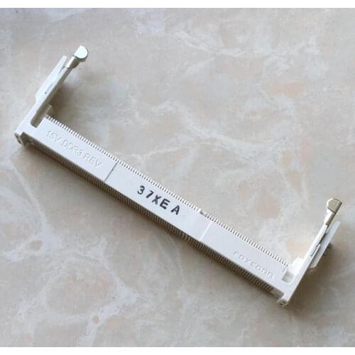 2PCS) Foxconn advanced quality socket 204p reverse h8.0 gold pin connector