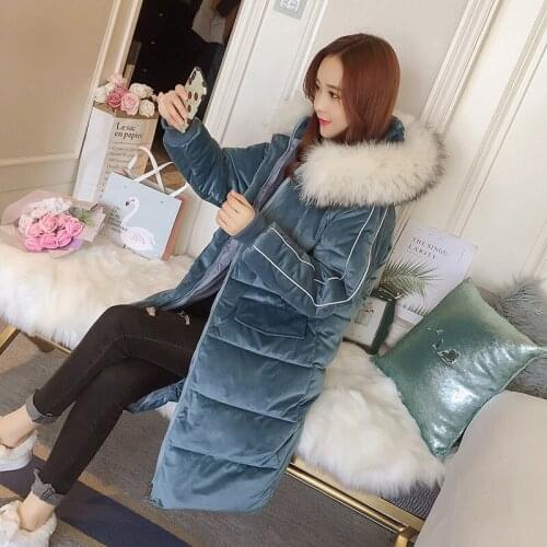 2019 Limited Long Belt Full New Cotton Woman Pleuche Bread Korean Clothing Will Code Leisure Time Thickening Loose Coat Tide