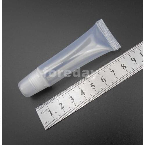 500PCS 12ML Screw Cap Bottles Squeeze Lip Gloss Balm Tube Plastic Lipstick 12 ML NEW 2CM*9CM Weight: 4g PE PP 500PCS/LOT *FD120