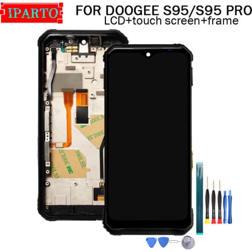 6.3 inch DOOGEE S95 LCD Display+Touch Screen Digitizer +Frame Assembly 100% Original LCD+Touch Digitizer for DOOGEE S95 PRO