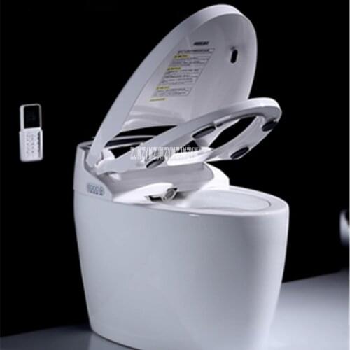 6102mp Fully Automatic Flip Intelligent Toilet High-quality Integrated Smart Toilet Household Bathroom Ceramic Toilet 220V 1600W