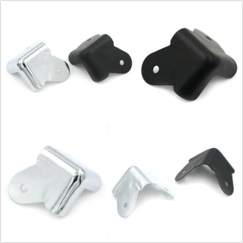 8Pcs/Set Iron Corner Protectors For Speaker Cabinet Guitar Amplifier Part Wood Box Cabinet Decorative Feet Leg Corner Brackets