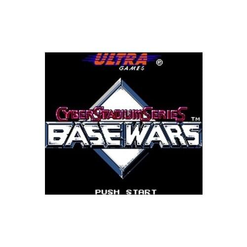 BASEWARS Fighter Region Free 8 Bit Game Card For 72 Pin Video Game Player
