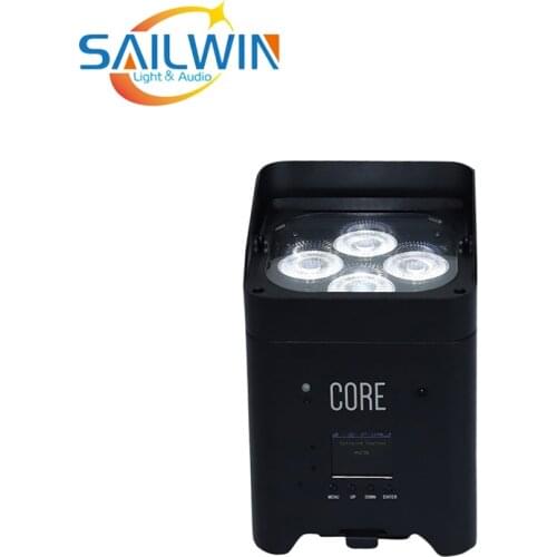 BIG SALE 4*18W APP Mobile Freedoom Battery Operated Charging 6in1 RGABW UV LED Par Light Stage Par Projector LED UPLIGHT
