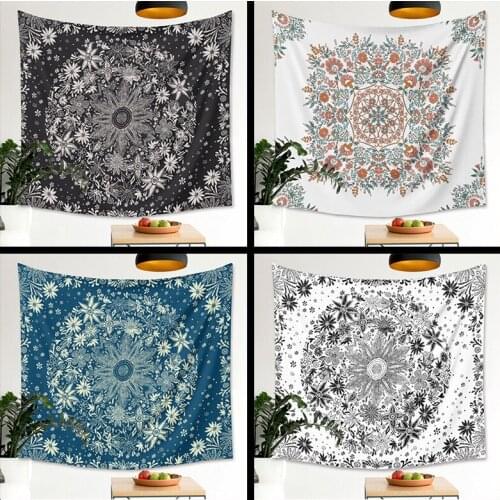 Indian Mandala Big Tapestry Wall Hanging Sandy Beach Throw Rug Blanket Camping Travel Mattress Bohemian Sleeping Pad Tapestries