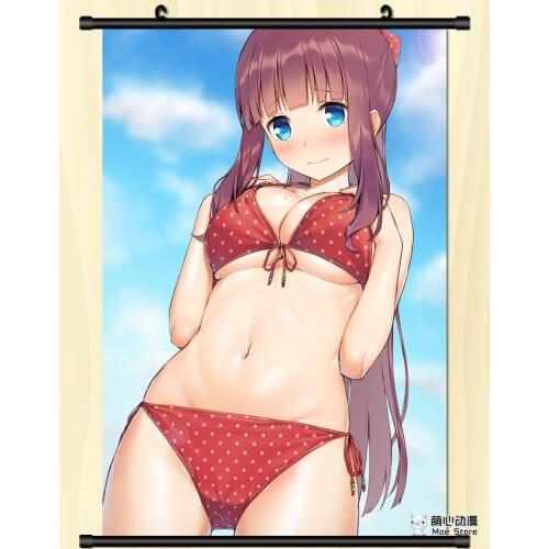 Coscase Japanese Anime New Game! Hifumi Takimoto & Aoba Suzukaze Home Decor Wall Scroll Poster Decorative Pictures