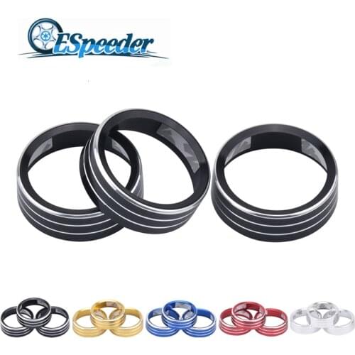 ESPEEDER Air Conditioning Heat Control Decorative Interior Cover For VW Tiguan Atlas T-roc Ateca FR Passat B8 Variant 2017-2019