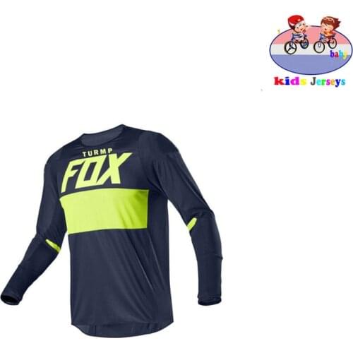 Childrens endurance Cycling Jersey Boys Long Sleeve Summer Cycling Clothing MTB http fox 2021 Child Bicycle Kids racing dress