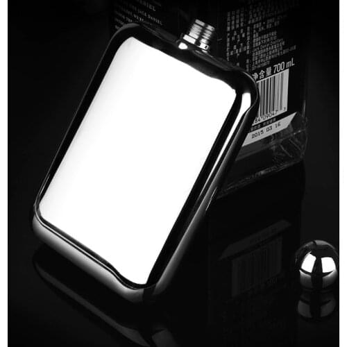 Alalinong A27 High Quality Food Grade Stainless Steel Hip Flask 6 OZ Whiskey Alcohol Pocket Flask Wine Flagon Flasks for Liquor