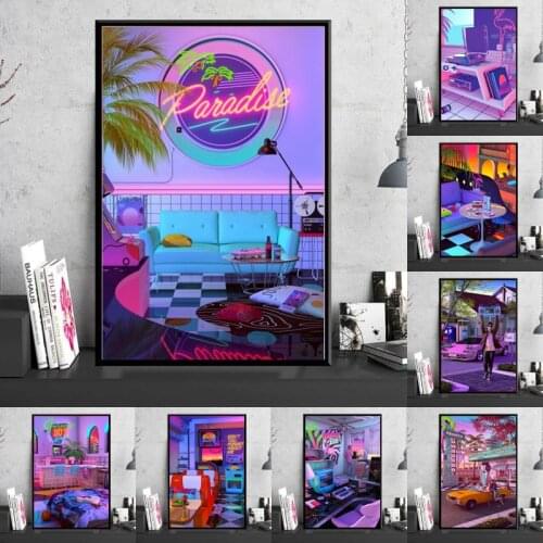 Cyberpunk Creativity Personality Color Popular Art Canvas Paintings Posters and Prints Wall Art Pictures Living Room Home Decor