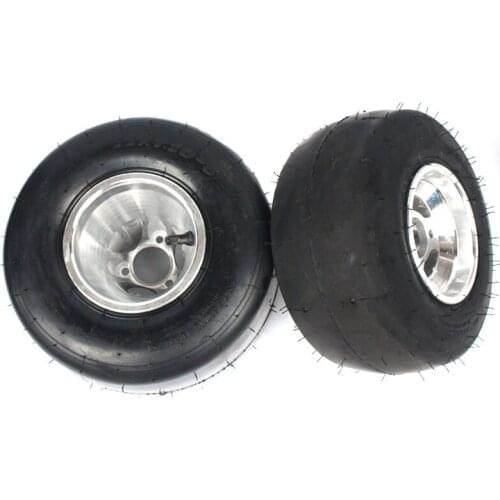 KARTING wheel tire front wheel 10x4.50-5 rear wheel 11x7.10-5 with 5 inch aluminium alloy wheel hub for GO KART ATV UTV Buggy