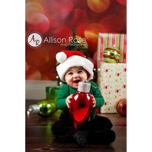 NeoBack 5x7ft Christmas Newborn Baby Bokeh Dots Decoration Photographic Backgrounds Children Printed Studio Photo Backdrop P0930