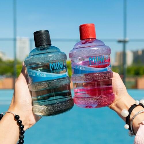 OAPE New Mineral Plastic Water Bottle Portable Transparent Bottle Fruit Juice Lager Capacity Outdoor Sport Travel Camping Bottle