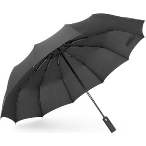 103cm Fully Automatic Umbrella 12 Bones 3 Folding Umbrella Men Business Gift Sunny and Rainy Umbrella