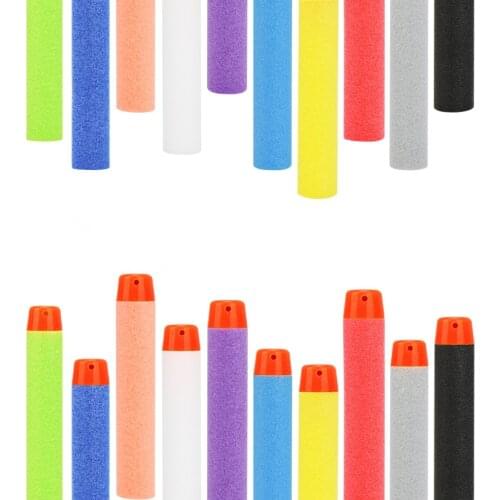 100PCS Thickening EVA Soft bullet for Nerf gun Kids outdoor Sports CS Wargame toys Foam bullet for Accustrike Toy Gun kids gifts