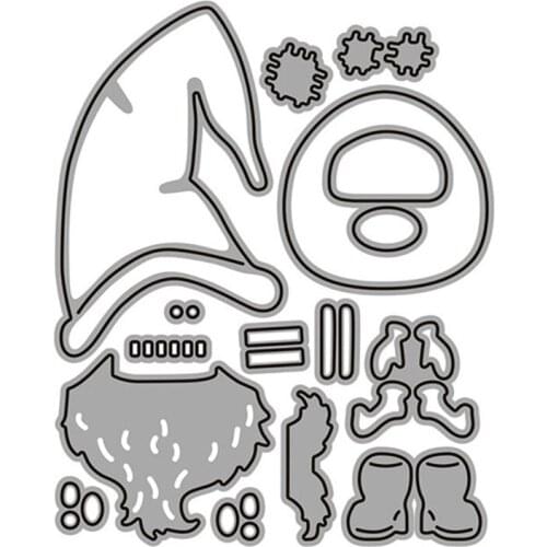 Santa Claus Metal Carbon Steel Cutting Dies For DIY Scrapbooking Album Paper Cards Decorative Crafts Embossing Die Cuts
