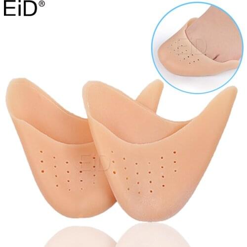 EiD Silicon Gel Dancing Foot Tip Protector Shock Absorbing Inserts Pads Foot Tip Pouch Dance Point Pads for Ballet Women insoles