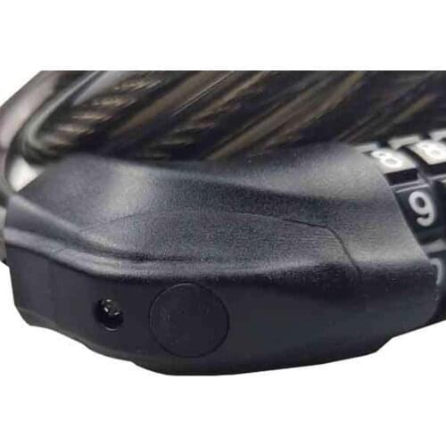 Bicycle lock bicycle anti-theft lock universal protection lock 5 digit code lock with bicycle light bicycle motorcycle padlock