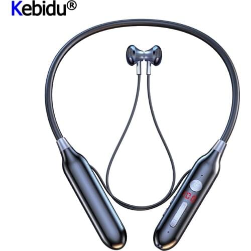 Playback 100 Hours Bluetooth Earphone Wireless Earbuds Headset Hanging Neck Gamer Headphones With Microphone Support TF Card