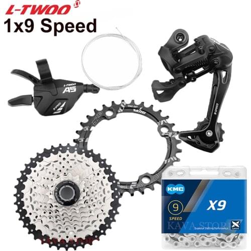 LTWOO 9 Speed A5 Trigger Shifter 9S Rear Derailleur Sunshine 9V 28T 32T 42T 46T 50T 52T Cassette KMC X9 Chain for Shimano