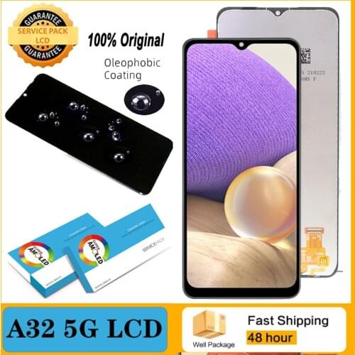 100% Original 6.5'' AMOLED Display for Samsung Galaxy A32 5G A326 SM-A326B LCD Touch Screen Digitizer Assembly Repair Parts