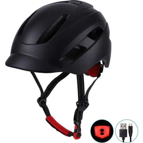 Men Women Ultralight Cycling Safety Helmet Led Taillight MTB Road Bike Bicycle Motorcycle Riding Ventilated Safely Helmet
