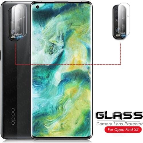 2Pcs For Glass Oppo Find X2 Camera Lens Protector For Oppo Find X2 Camera Glass Protective HD Phone Back Film For Oppo Find X2