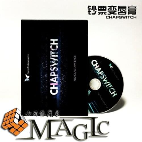 2015 Chapswitch Nicholas Lawrence and SansMinds (Gimmick and instruction) SM Trick bill chapstick currency Master Magic