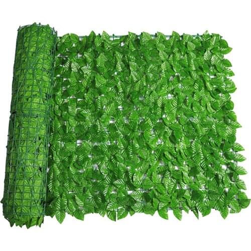 2021 Artificial Plants Ivy Privacy Fence Screen Artificial Hedges Fence Faux Ivy Vine Leaf Home Decoration Outdoor Decor Garden