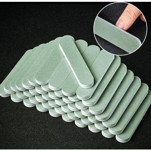 5/10/50Pcs Professional Nail File Nail Polish Care Manicure Makeup Tool Files Emery Board Lime a ongle Sanding Buffer
