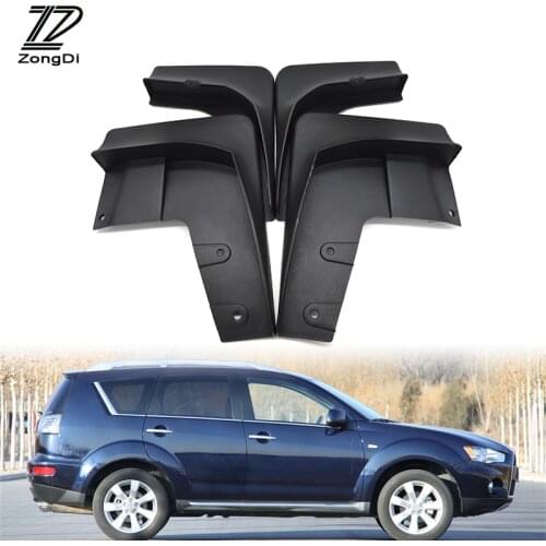 ZD Car Front Rear Mudguards For Mitsubishi Outlander 2003 2004 2005 2006 2007 2008 2009 2013 2014 2015 2016 2017 2018 MudFlaps