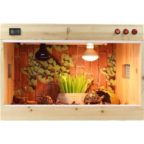 Cunninghamia lanceolata rearing box, tortoise lizard, spider, Guardian palace pet incubator