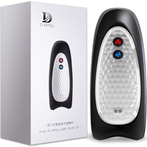 Electric Pulse Vibrator Male Masturbation Cup Penis Endurance Delay Lasting Tranier Penis Pump Glan Massage Sex Toys For Woman